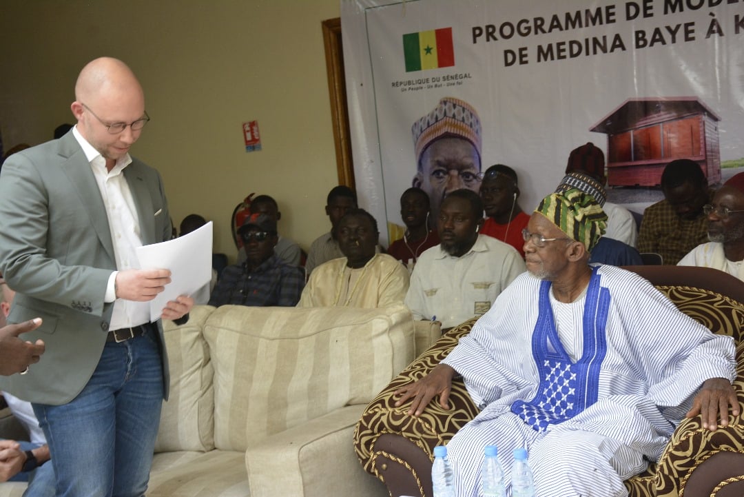 Médina Baye : Le Khalife bénit le programme de modernisation des sites de commerce grâce à l'entregent de Moustapha Faye