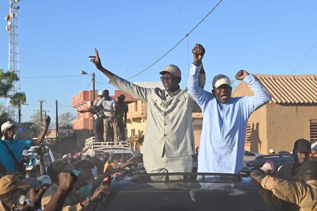 DAGANA : Le Ministre Oumar Sarr reçoit dans la liesse populaire le candidat Amadou Ba