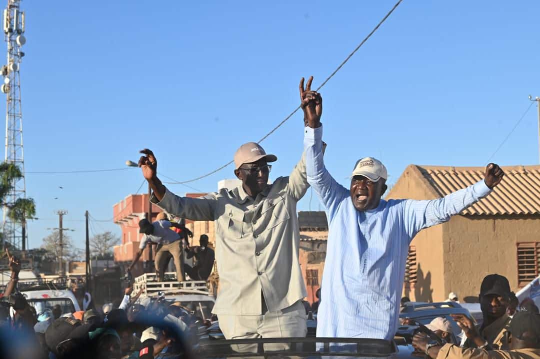 DAGANA : Le Ministre Oumar Sarr reçoit dans la liesse populaire le candidat Amadou Ba