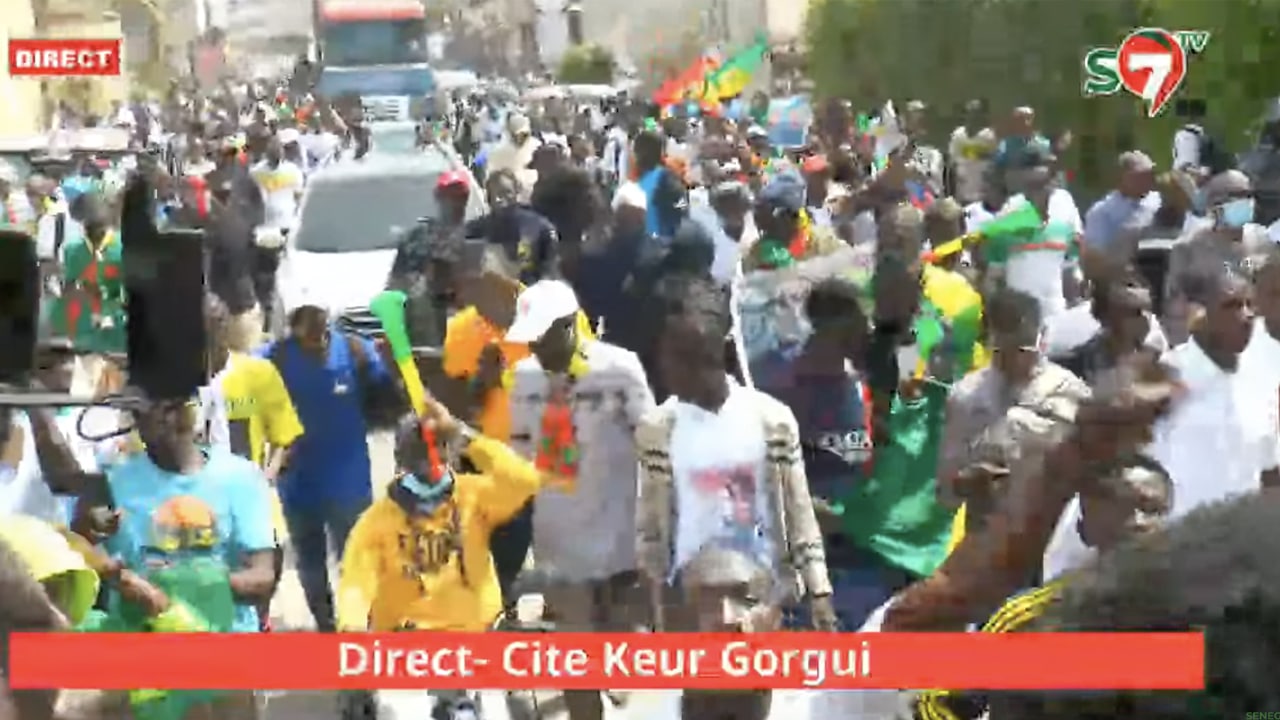 INCROYABLE ! Du jamais vu, une foule immense à la Cité Keur Gorgui (Vidéo)