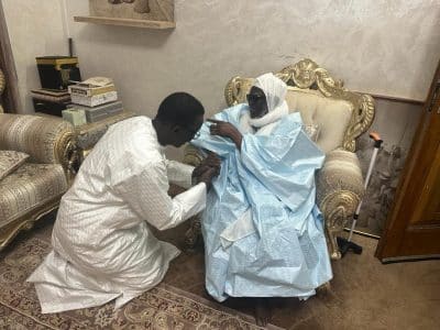 Début de la campagne : Amadou Bâ reçu par Serigne Mountakha à Touba