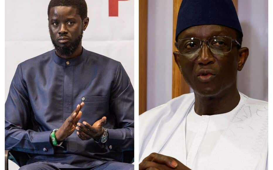 Dernières tendances du scrutin présidentiel : Diomaye (57,4%),Amadou Bâ (31,9%)