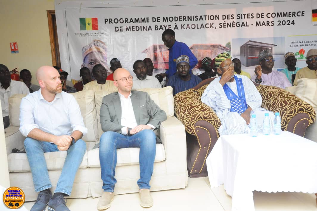 Médina Baye : Le Khalife bénit le programme de modernisation des sites de commerce grâce à l'entregent de Moustapha Faye