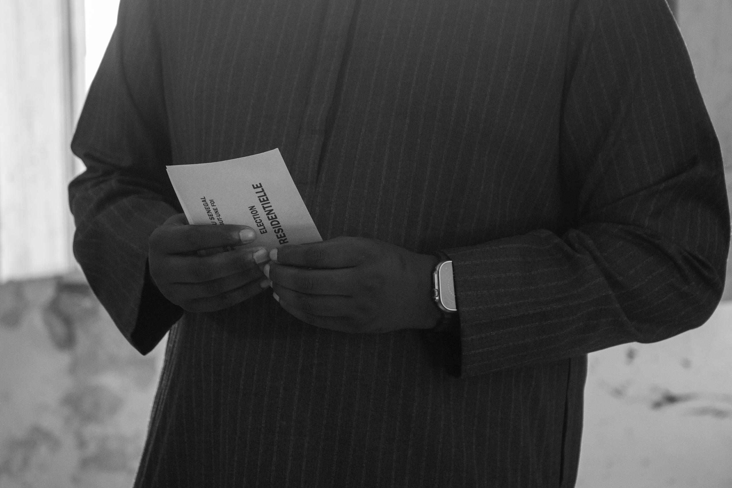 Point E : Le ministre Abdou Karim Fofana s'est acquitté de son devoir civique 