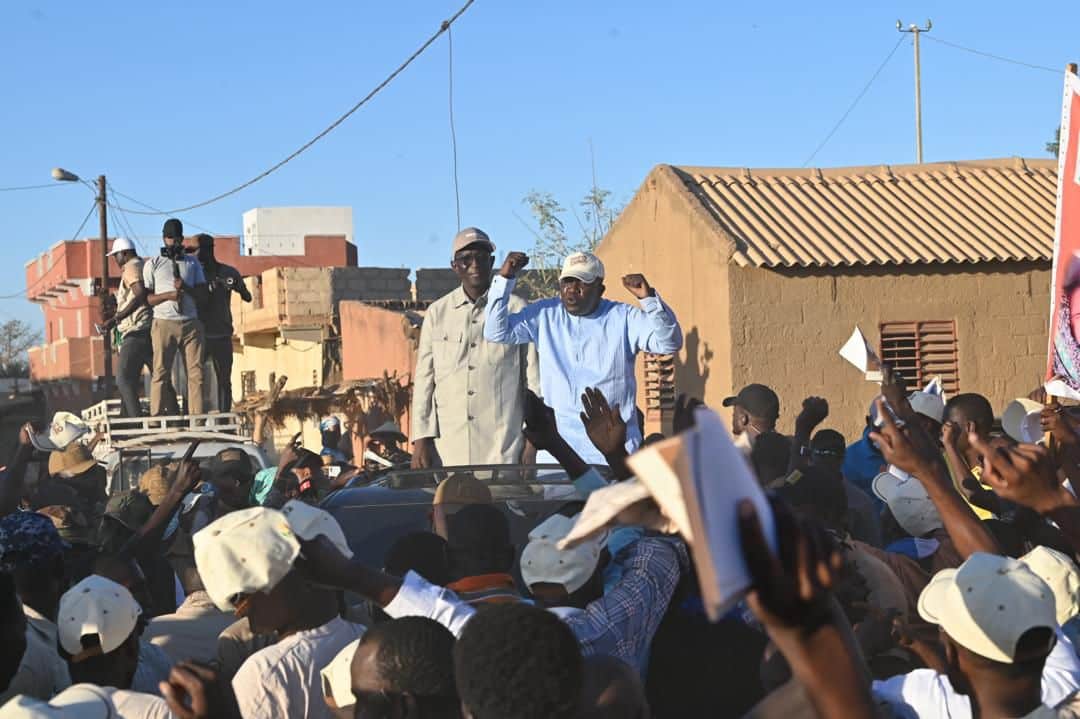 Campagne à Dagana : Le ministre Oumar Sarr accueille Amadou Ba en grande pompe