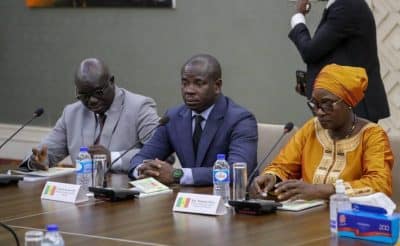 Rencontre Diomaye et Embaló : Divers axes de coopération ont été passés en revue au cours des échanges