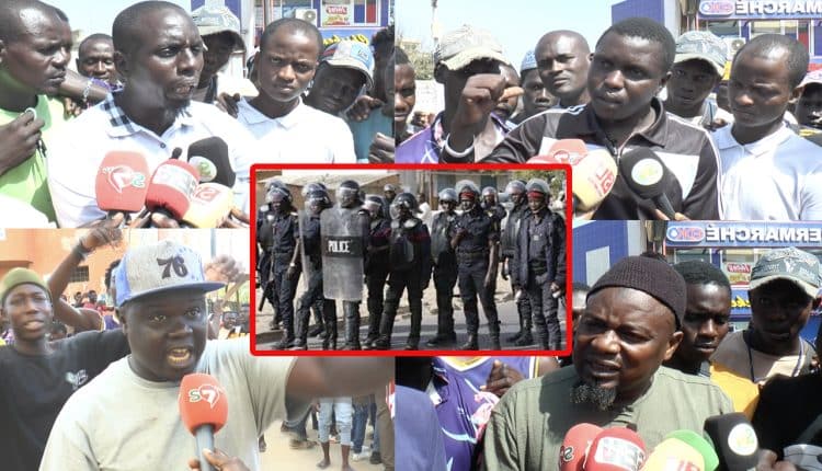 Vidéo-Guédiawaye (Hamo 6) : Les conducteurs de "clandos" manifestent contre le racket des policiers