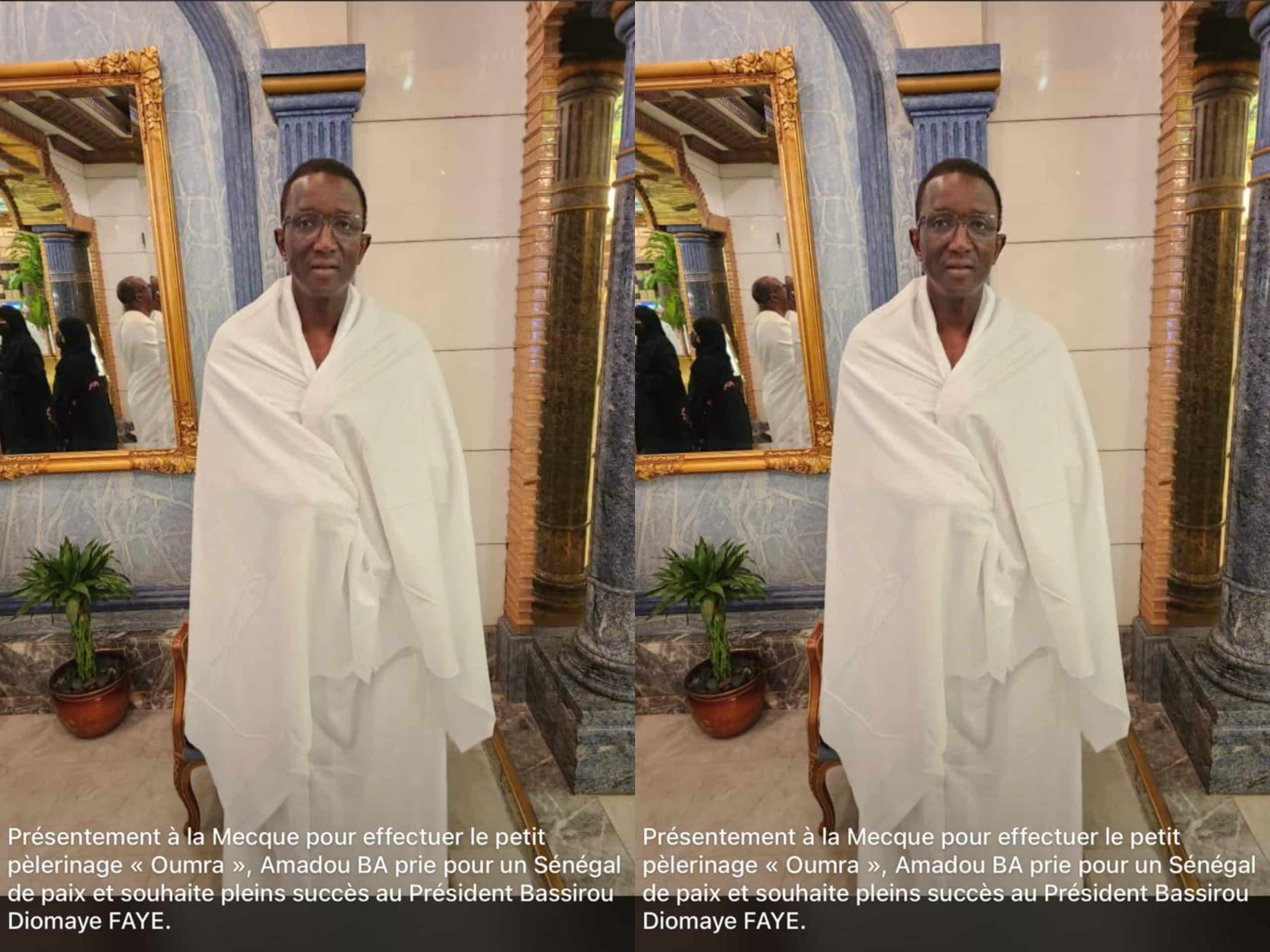 Amadou Ba à la Mecque pour effectuer la "Oumra"