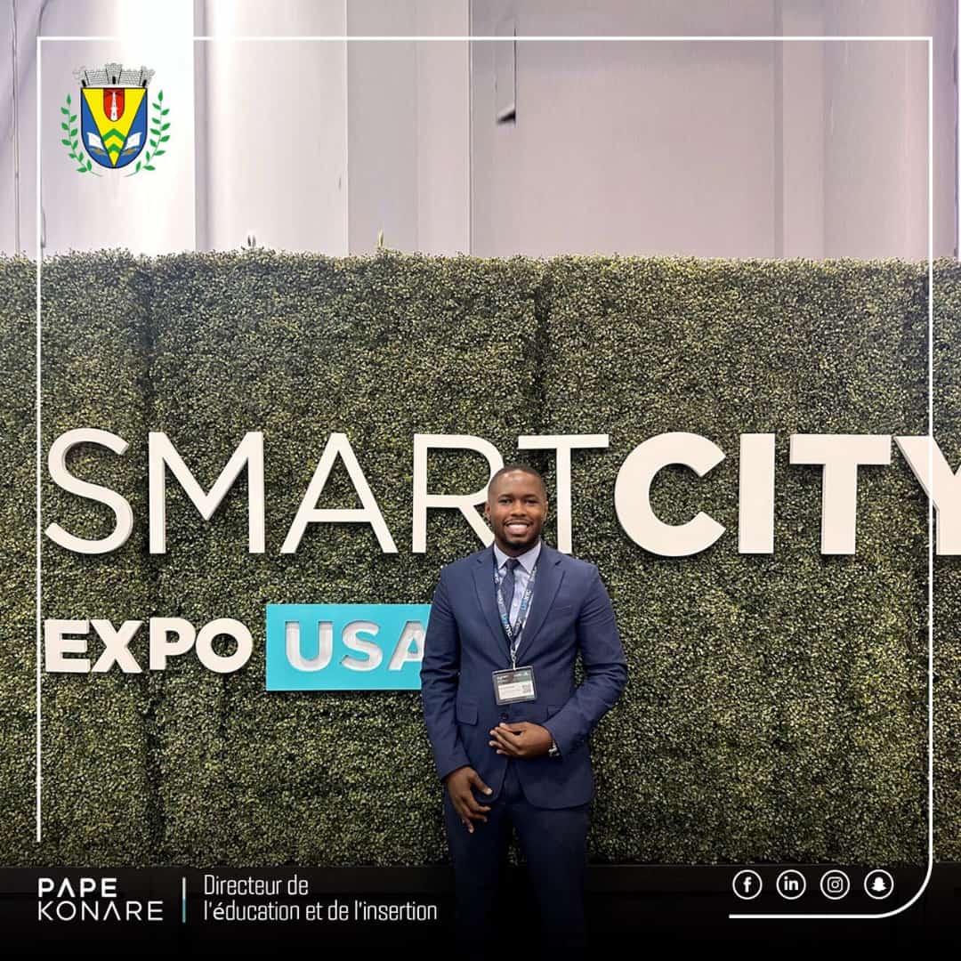 Salon Smart City Expo USA : Pape Konaré Diaité évoque "l'importance cruciale" de l'éducation (Photos)