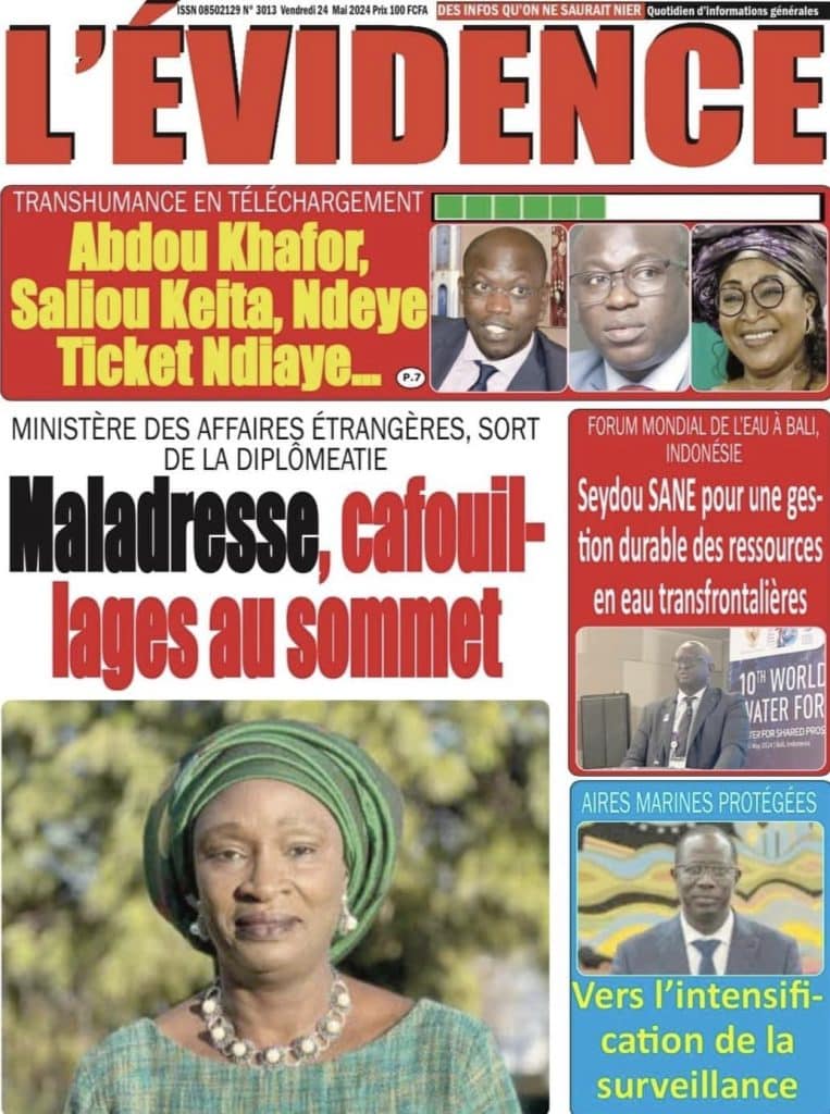 Les Unes des journaux Sénégalais du vendredi 24 mai 2024