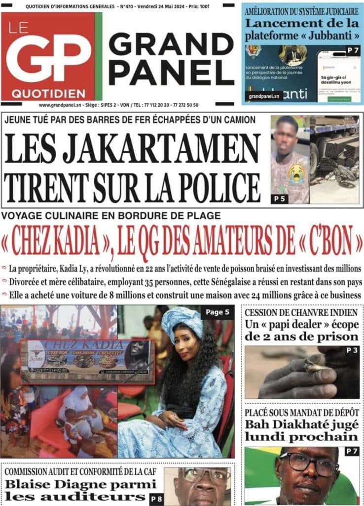 Les Unes des journaux Sénégalais du vendredi 24 mai 2024