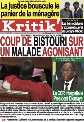 Les Unes des journaux Sénégalais du vendredi 24 mai 2024