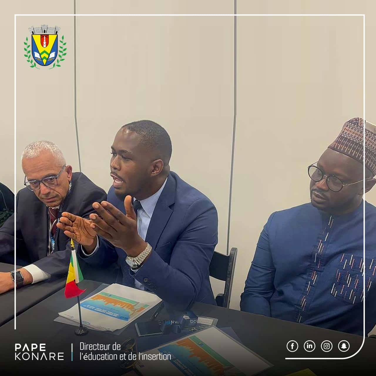 Salon Smart City Expo USA : Pape Konaré Diaité évoque "l'importance cruciale" de l'éducation (Photos)