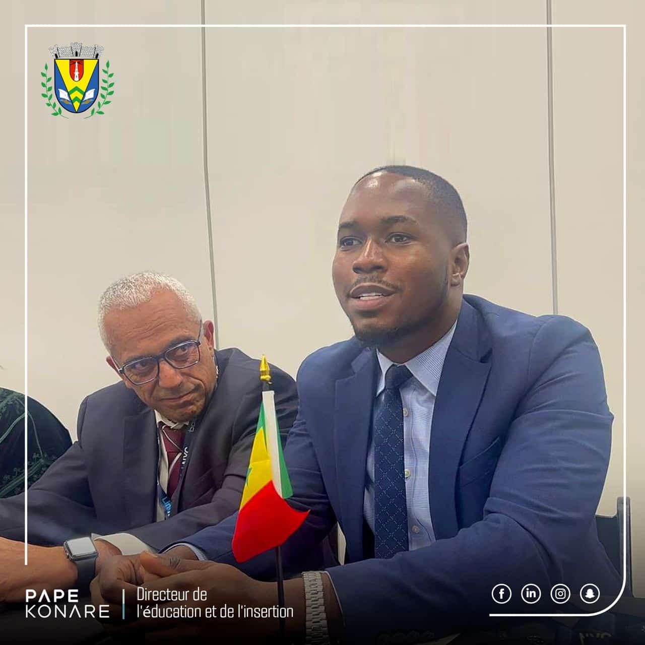 Salon Smart City Expo USA : Pape Konaré Diaité évoque "l'importance cruciale" de l'éducation (Photos)