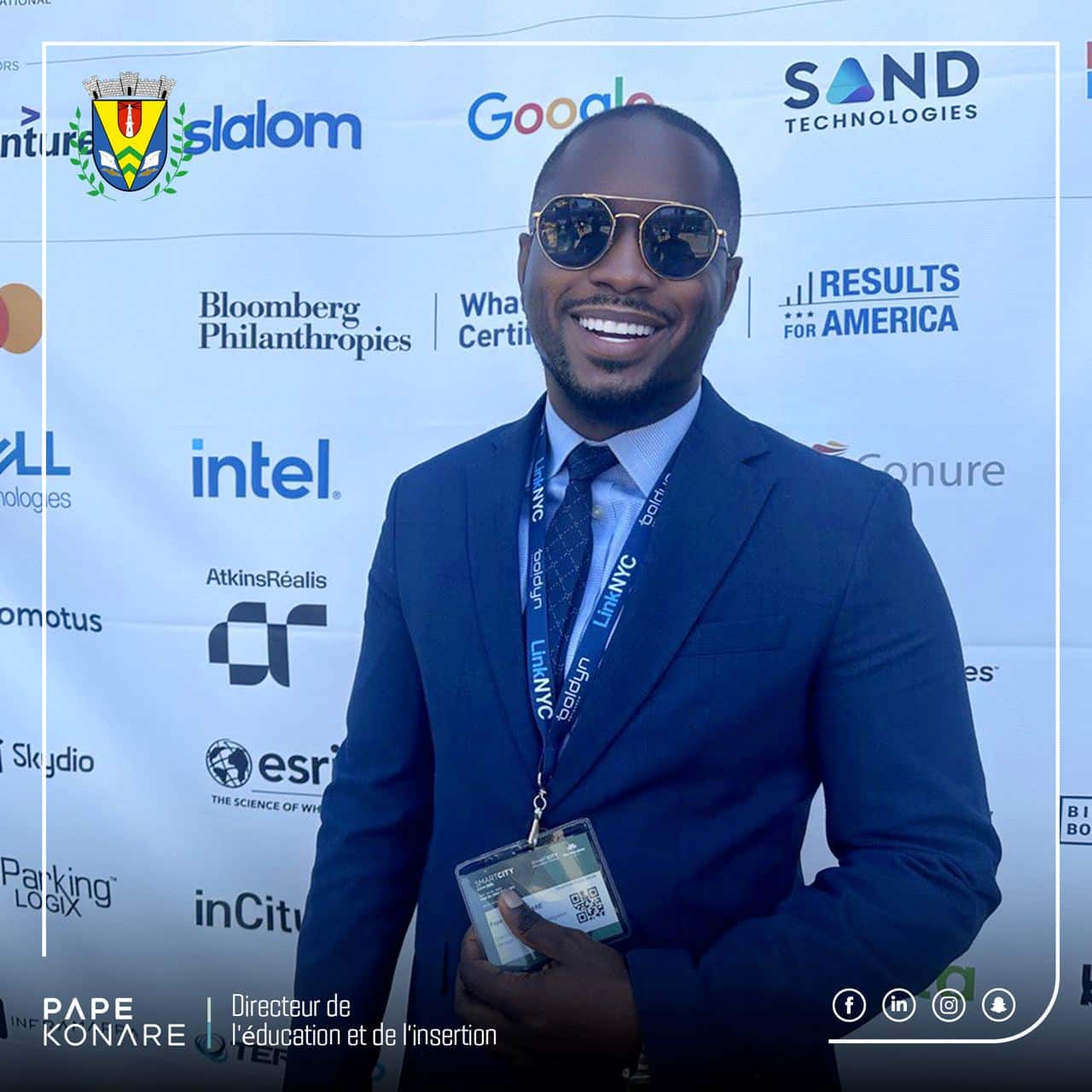 Salon Smart City Expo USA : Pape Konaré Diaité évoque "l'importance cruciale" de l'éducation (Photos)