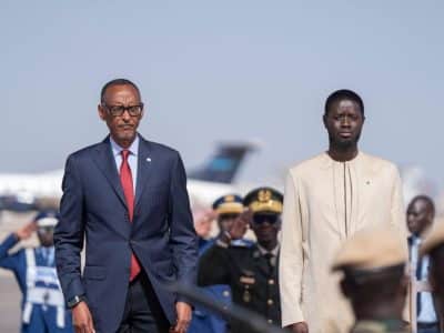 Visite de Travail : Le Président Paul Kagame chaleureusement accueilli par le Chef de l’Etat Bassirou Diomaye Faye