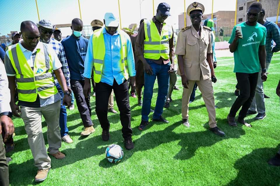 Progep 2 : Le ministre de l'assainissement en visite de chantier à Keur Massar