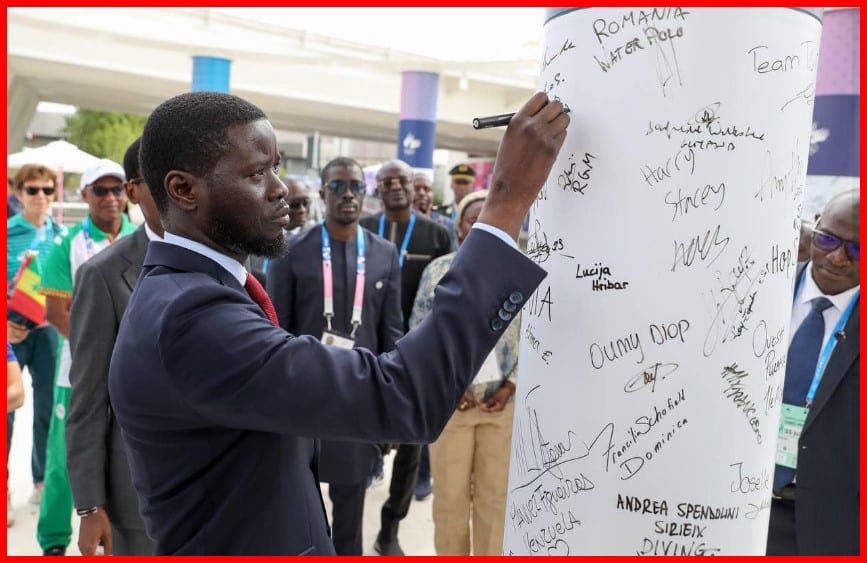 Village Olympique de Paris : Le Président Diomaye adresse un vibrant hommage aux athlètes Sénégalais