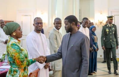 Palais de la République : Le Président Bassirou Diomaye Faye reçoit reçoit les Jeunes Reporters du Sénégal