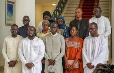 Palais de la République : Le Président Bassirou Diomaye Faye reçoit reçoit les Jeunes Reporters du Sénégal