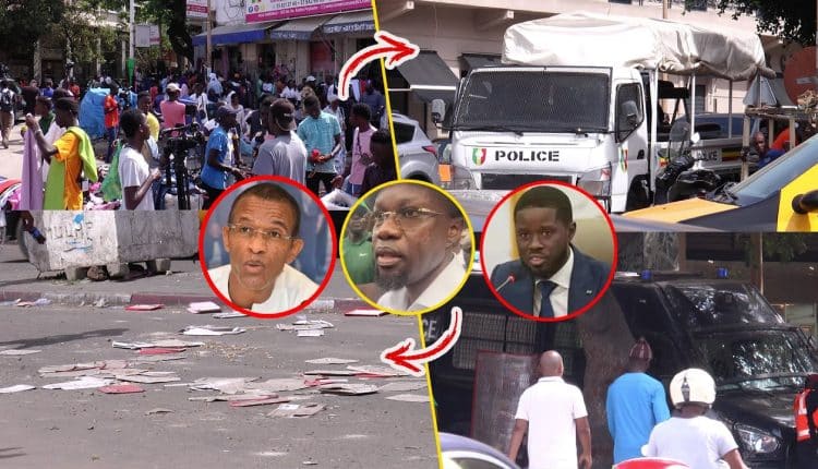 Vidéo-Accroch@ges avec les agents de la mairie : Les tabliers de Sandaga étalent leur colère