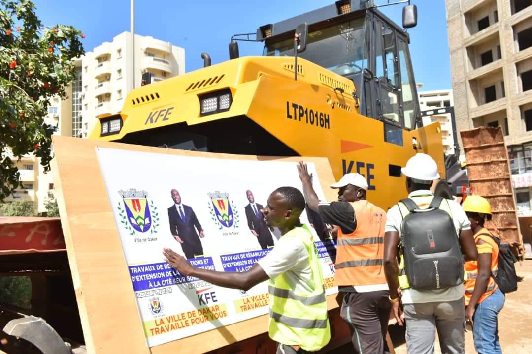 Cité Keur Gorgui : Le Maire de Dakar procède au lancement des Travaux de Réhabilitation et d’Extension de la Voirie Urbaine