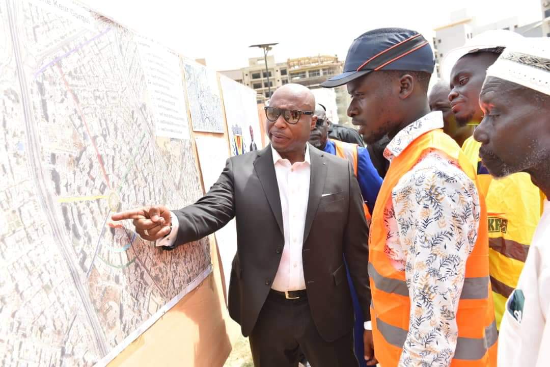 Cité Keur Gorgui : Le Maire de Dakar procède au lancement des Travaux de Réhabilitation et d’Extension de la Voirie Urbaine