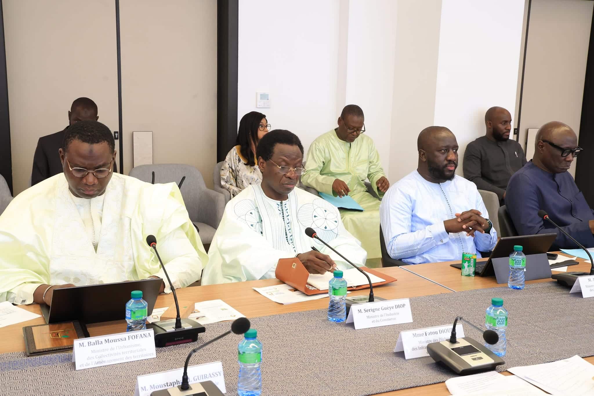 En images : Sonko préside le Conseil interministériel sur l'économie d'énergie, (Photos)