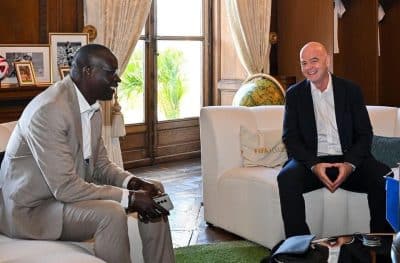 Paris : Augustin Senghor reçu par le président de la FIFA, Gianni Infantino