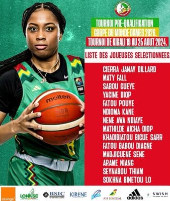 Préqualification CM 2026-Basket Féminin : la liste des joueuses retenues dévoilée