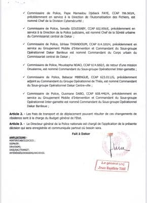 Sécurité : Vaste chamboulement à la police nationale !