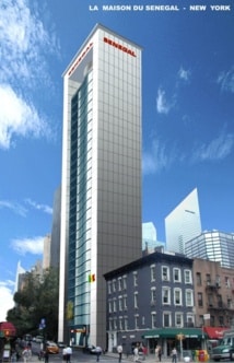 Voici la Maison du Sénégal sise sur sur la 44ème rue au cœur de Manhattan