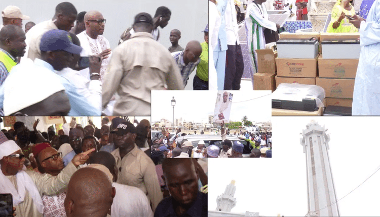 Vidéo-Massalikoul Jinane doté de panneaux solaires : Une foule en liesse accueille Barthélémy Dias