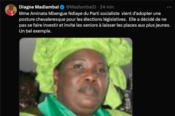 Législatives : Aminata Mbengue Ndiaye prend une grosse décision !