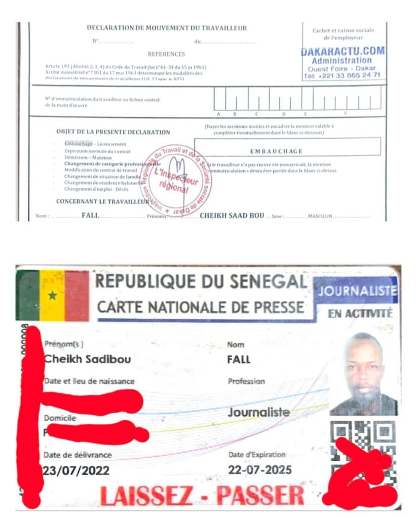 Publication des médias sénégalais : Dakaractu injustement exclu, ferme ses bureaux au Sénégal et s'établit à l'étranger