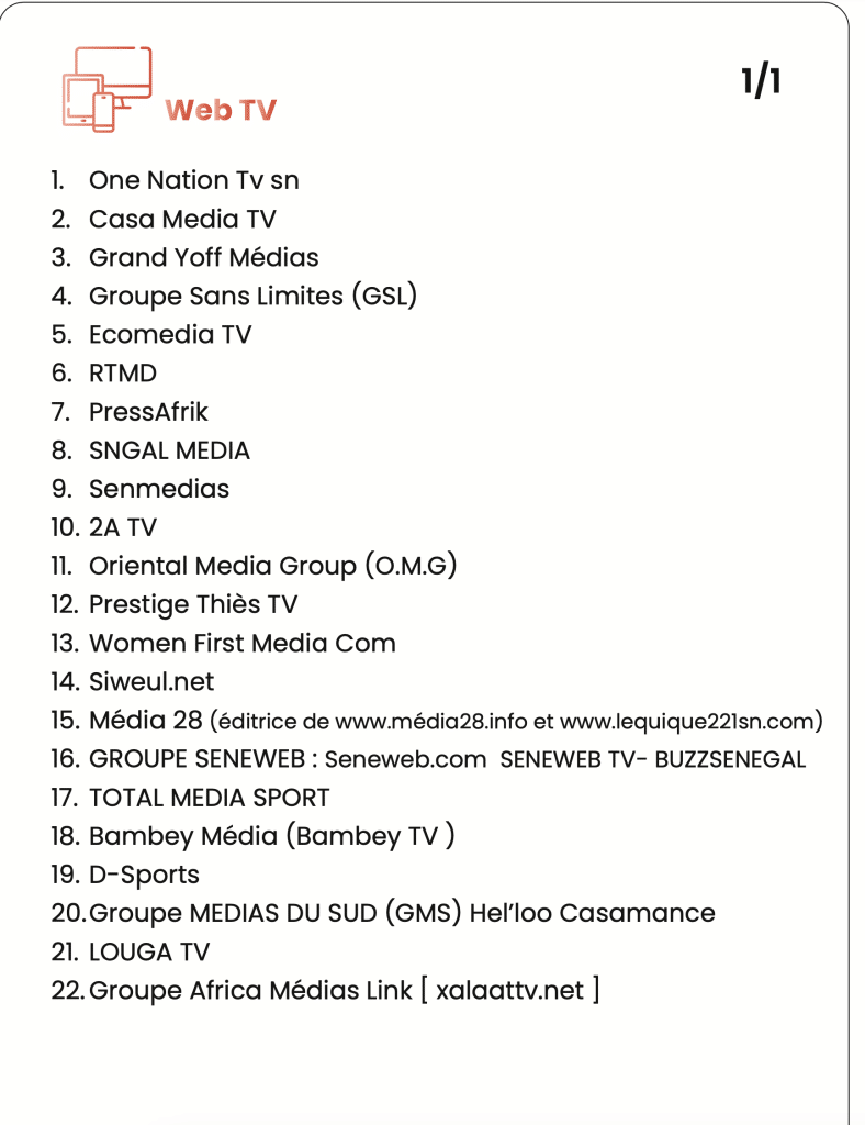 Voici la listes des médias conformes avec le code de la presse (Vidéo)
