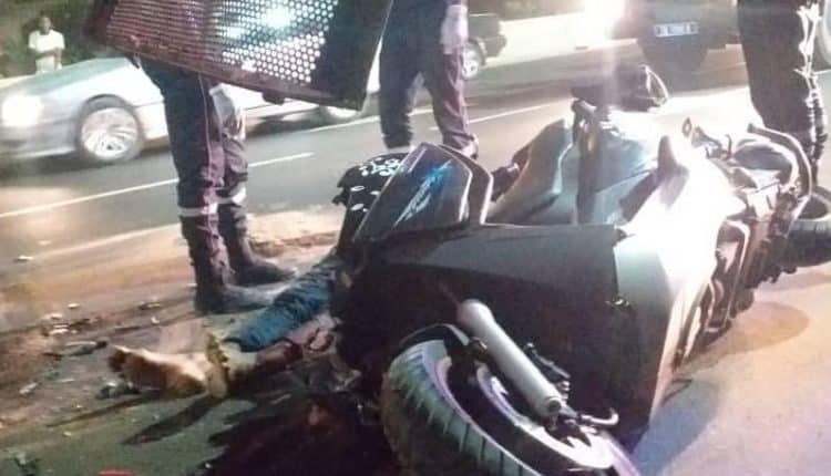 Kilomètre 50 : Un motocycliste heurte un véhicule et décède