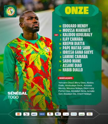 Senegal - Togo : Pape Thiaw publie son onze de départ, Assane Diao et Ilay Camara titulaires