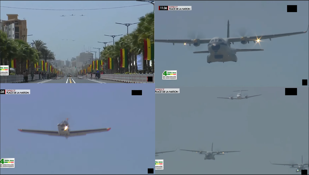 (Vidéo) - Fête de l'Indépendance: Découvrez le défilé de l'armée de l'Air Sénégalaise