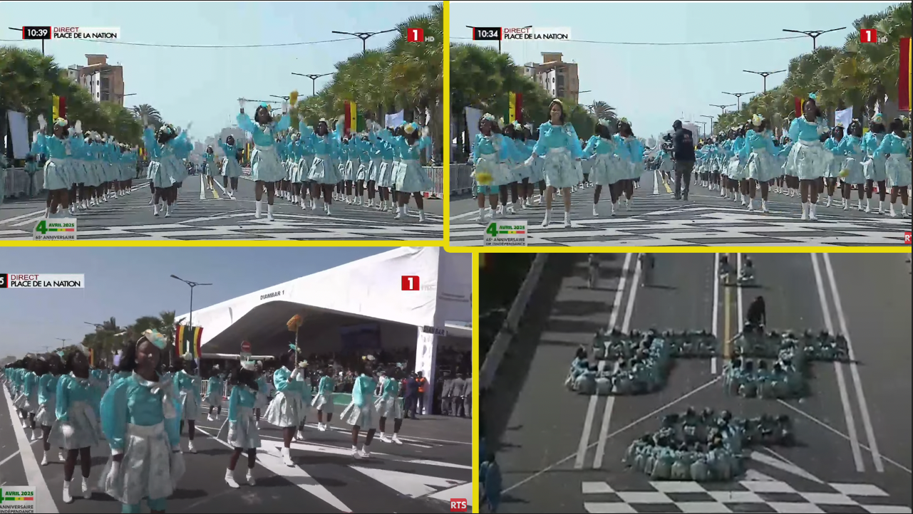 Défilé du 4 Avril 2025: La Prestation des majorettes de l'institution Notre Dame (Vidéo)