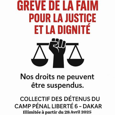 Camp Pénal : Le collectif des détenus décrète une grève illimitée, à partir de ce lundi
