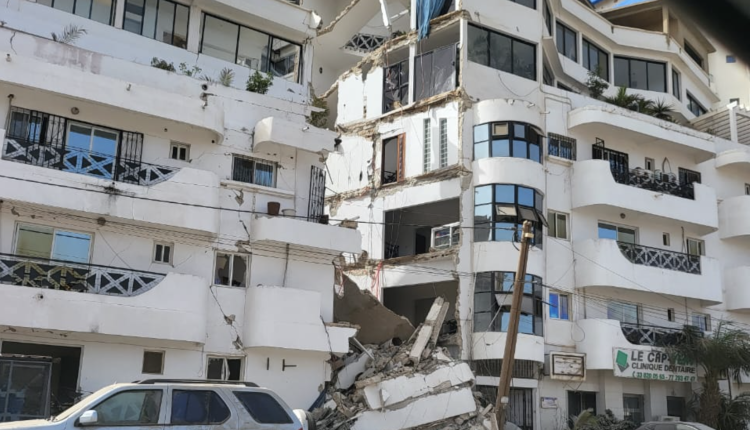 Ngor : Effondrement d'un immeuble de cinq étages