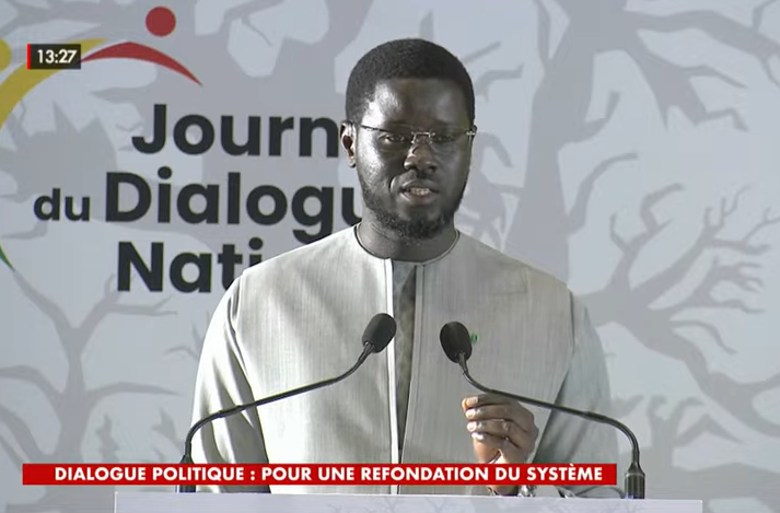 Dialogue national :Le président Bassirou Diomaye Faye lance officiellement les travaux