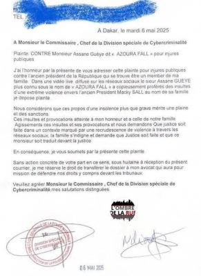 Propos injurieux contre Macky Sall : Une plainte déposée contre le militant de Pastef Azoura Fall