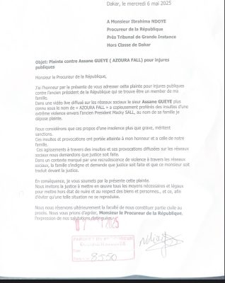Propos injurieux contre Macky Sall : Une autre plainte déposée contre le militant de Pastef Azoura Fall