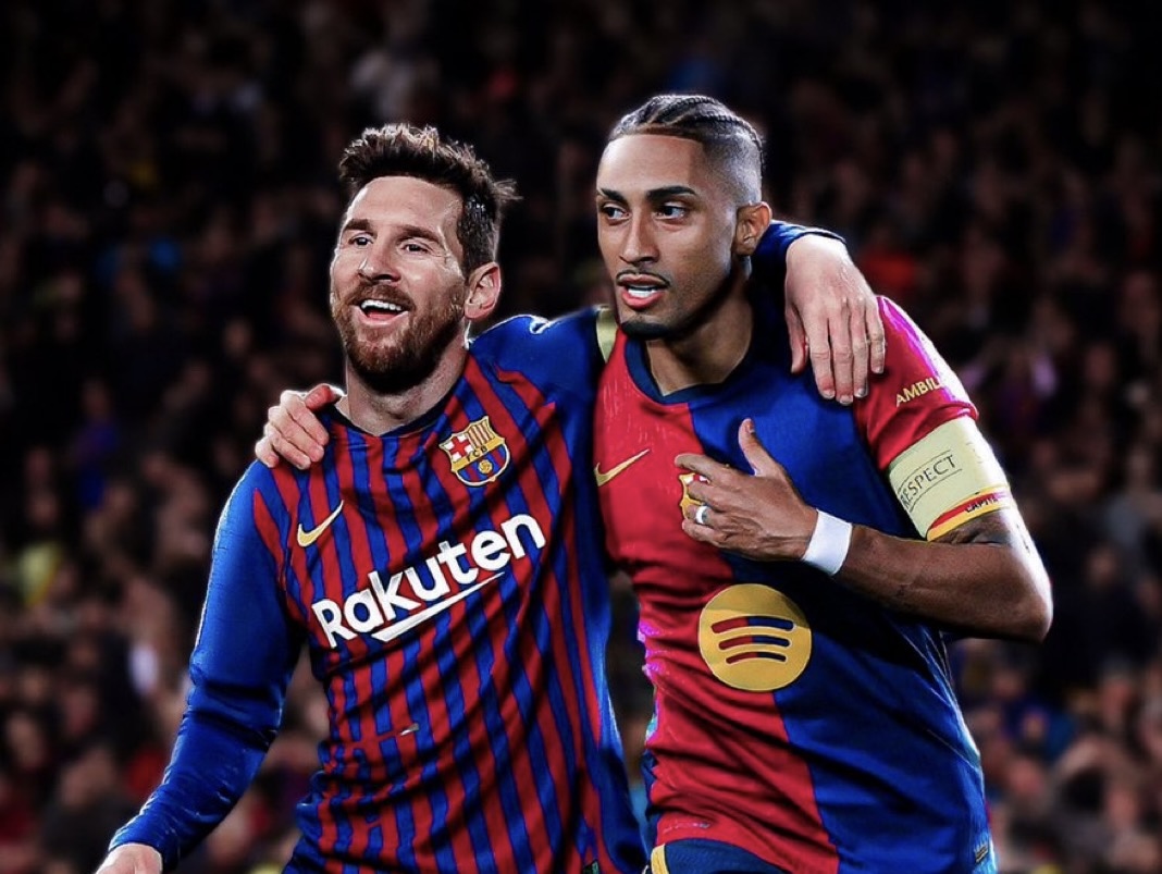 FC Barcelone : Raphinha fait tomber le record de Messi en Ligue des Champions
