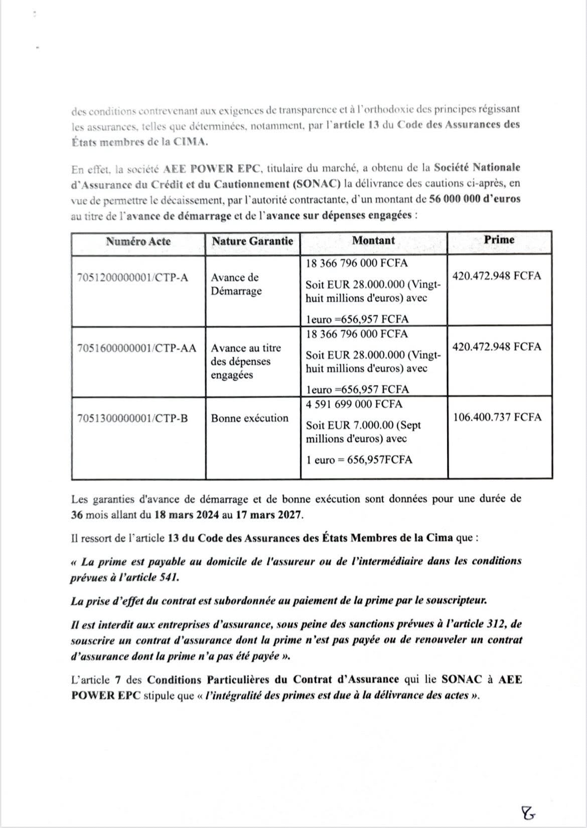 Affaire ASER-AEE Power EPC : TAS adresse une question écrite au ministre Cheikh Diba