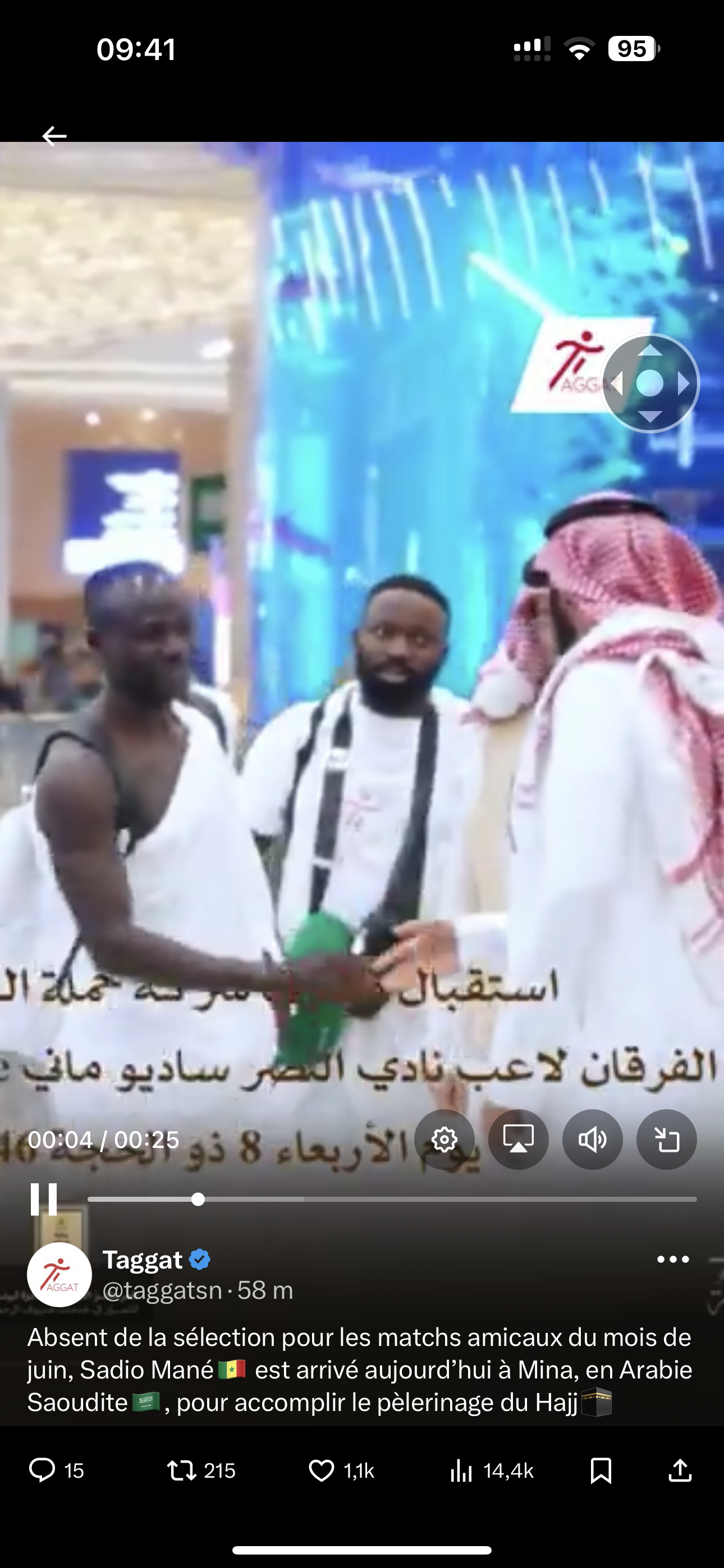 Mané absent contre l’Angleterre et l’Irlande : en pèlerinage à La Mecque