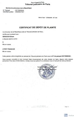 Justice : Biram Senghor, fils de tirailleur sénégalais porte plainte contre X et l’Etat français