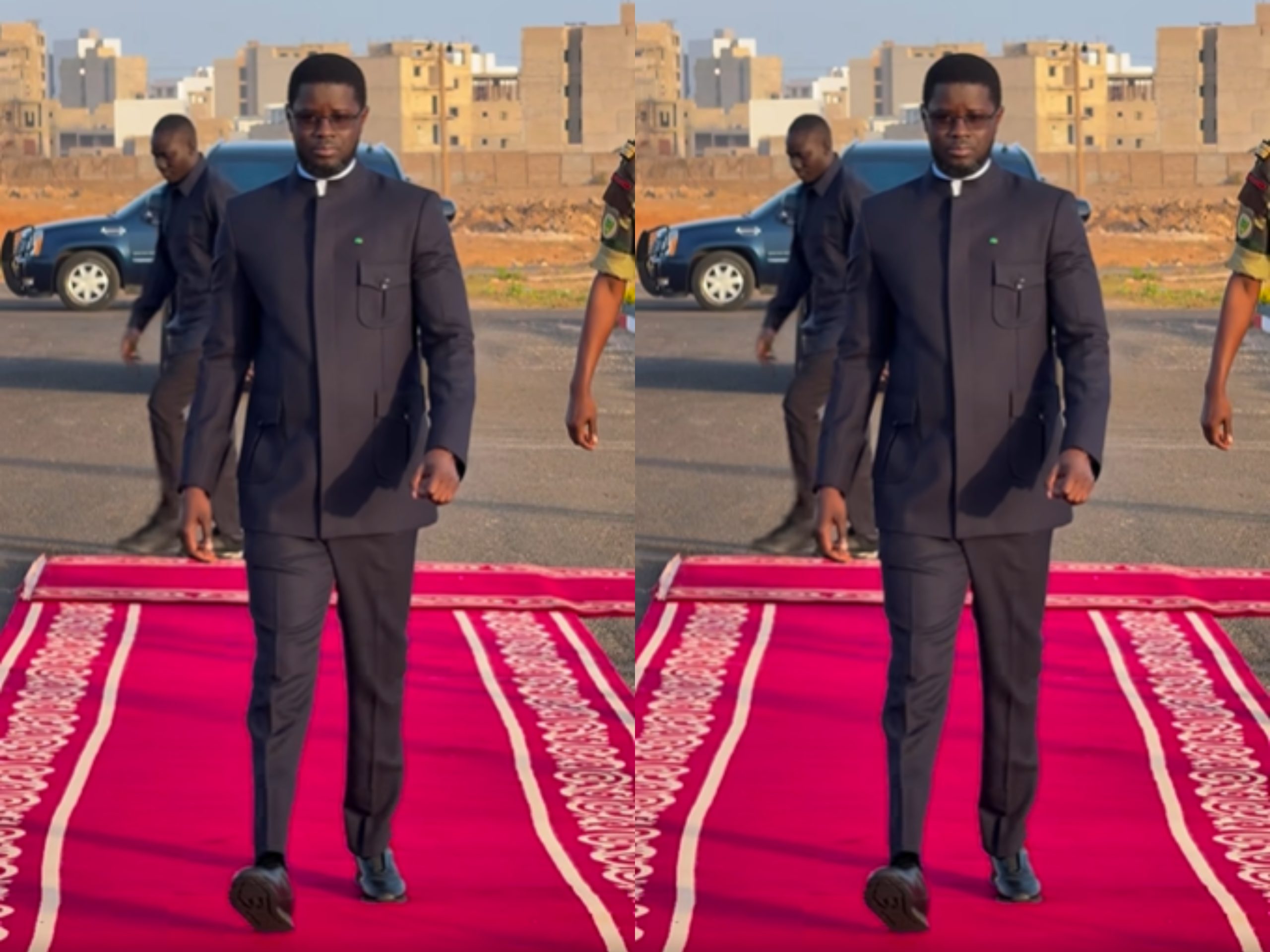 Saint-Louis : Le président Diomaye est arrivé pour la visite...